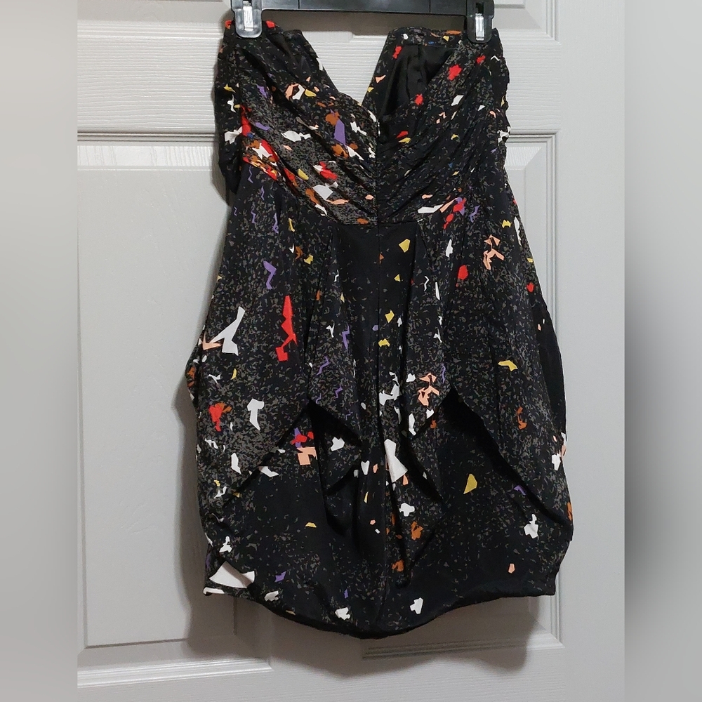 Twinkle By Wenlan Strapless Silk Dress Size 6 - Picture 4 of 4